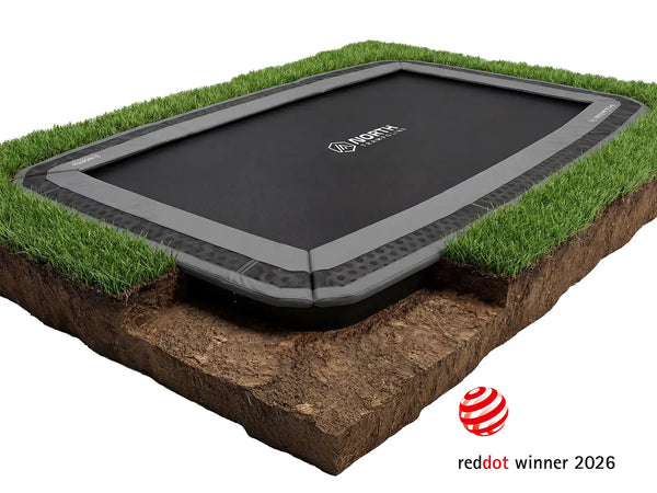 North In Ground Trampoline + Safety Net